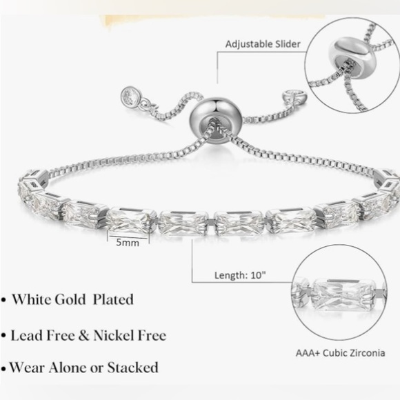 Slider Tennis Bracelet - Picture 4 of 5